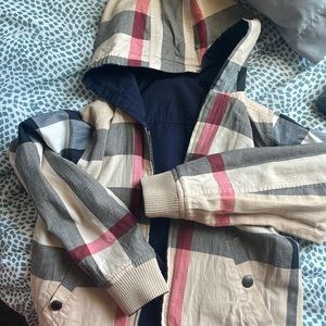 Burberry kids reversible jacket